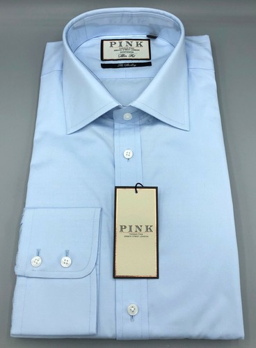 Thomas pink pale blue shirt - thomas,