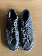 Ed Hardy Size uk 12 us 13 navy Leather Casual Shoes/trainers vintage SMET unisex