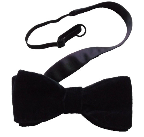 Bow tie vintage velvet mens - tie,