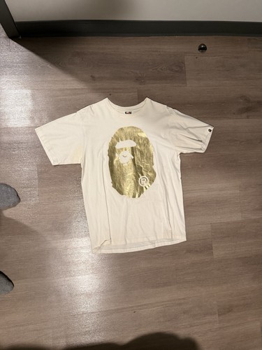 Bape bathing ape gold foil - a,