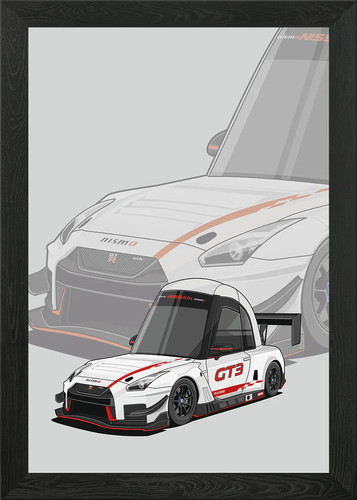 Nissan gtr r35 nismo framed - gtr,