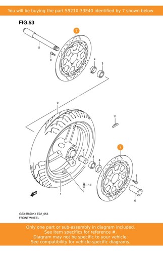 Oem suzuki disc front - disc,