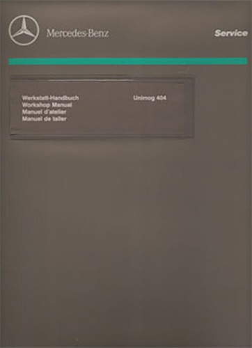 Unimog workshop manual 404 - workshop,