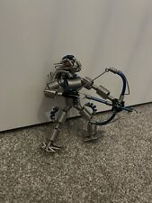 Predator Bow & Arrow Figure Made From Metal Springs Desk Ornaments Sculptures