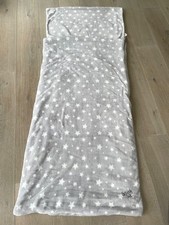 sleeping bag snuggle sac kids. Grey Stars.