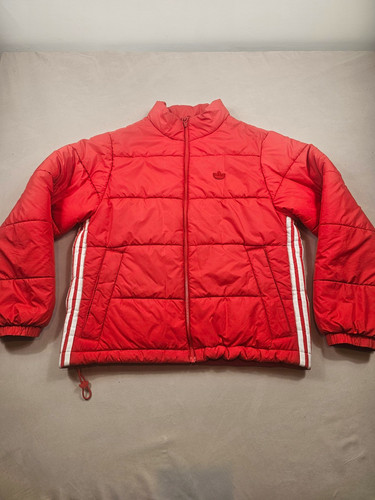 Adidas boys red padded puffer - boys,