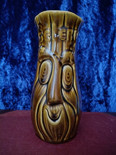 Vintage celery face vase - vase, 1970s