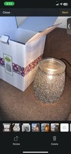 Beautiful authentic Scentsy electric wax melt warmer in a stunning glitter