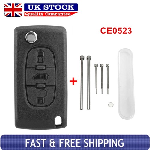 Button key fob case ce0523 - key,