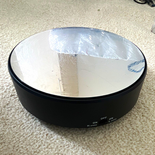 Round mirrored rotating - round,