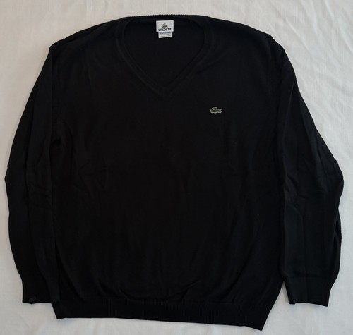 Lacoste mens black neck - lacoste,
