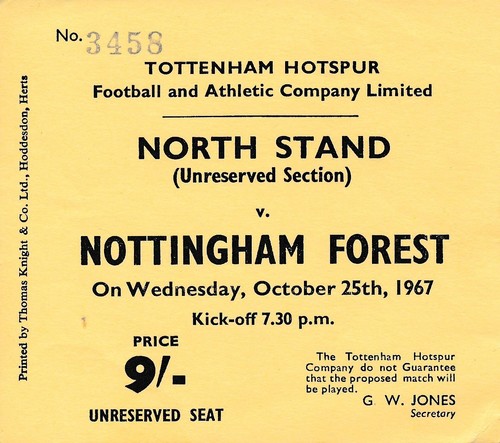 Ticket tottenham nottingham - tottenham,