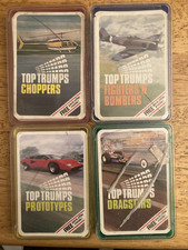4 Packs of  Vintage Top Trumps