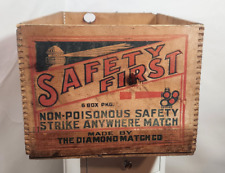 Diamond Match Co. Safety First