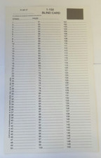 x 5 1-150 BLIND SCRATCH CARD
