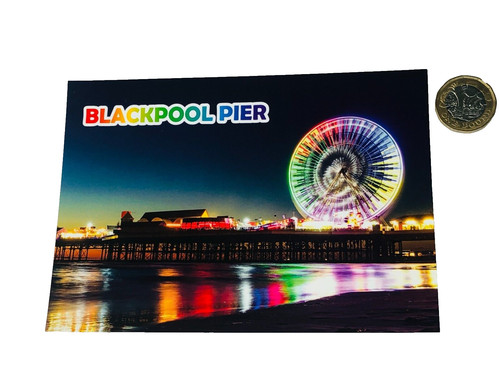 Postcard blackpool pier big - pier,