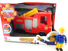 FIREMAN SAM FIGURE WITH JUPITER FIRE ENGINE- EX DISPLAY