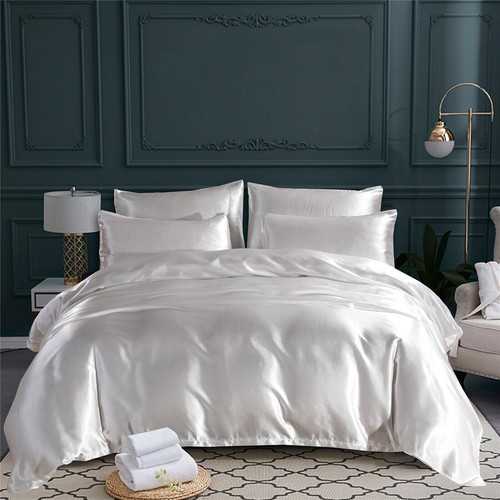 Pcs satin duvet cover with - satin,