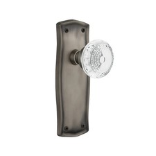 Nostalgic Warehouse - 753498 - Antique Pewter - Double Dummy Door Knob Set - New