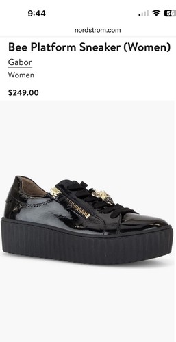 Gabor bee black patent leather - bee,