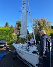 Topaz OMEGA Sailing Dinghy with Road and Launch Trailer