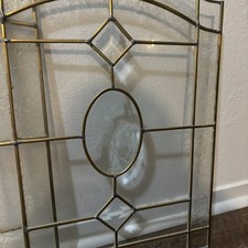 Vintage Brass Leaded Clear