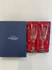 Spiegelau Kristallglas Crystal Glass Pair Of Champagne Flutes  - Boxed    (Sto)
