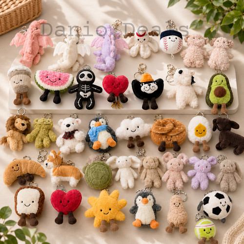 Jellycat coffee mug bag charm - coffee,
