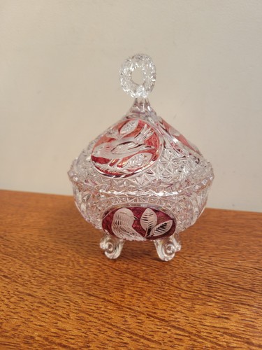Hofbauer red bird - bird, crystal
