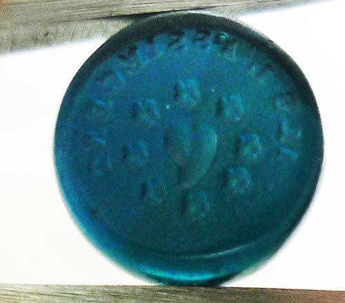 Glass modern intaglio seal - intaglio,