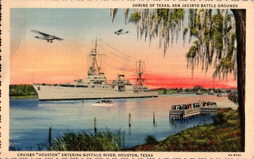 Cruiser ship houston entering - houston,