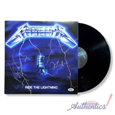Metallica Signed Autographed
