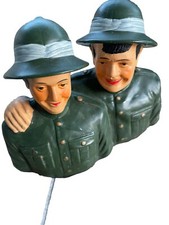 Laurel And Hardy Army Figurine