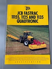 JCB Fastrac 1115S, 1125 and 1135 Quadtronic Brochure