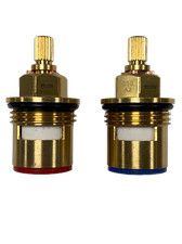 3/4" Bath Tap DISC010 Ceramic Disc Tap Cartridge Valves 20 Teeth x 7.5mm PAIR