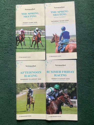 Newmarket racecards mint - newmarket,