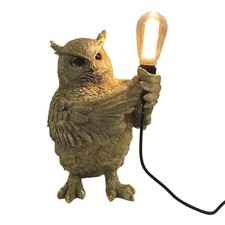 Owl Table Lamp Gold Modern Owl