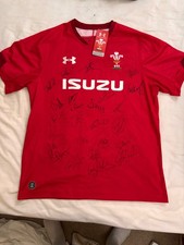 Signed Home Wales WRU Shirt 2017/18 