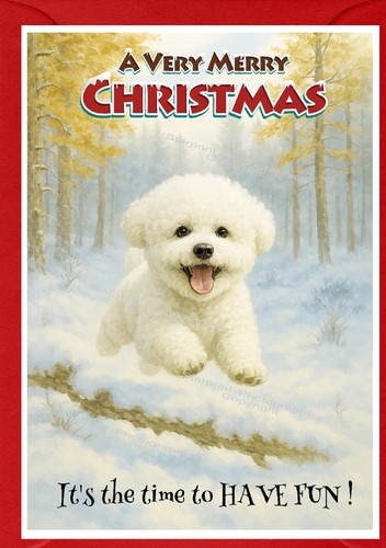 Bichon frise dog christmas - frise,