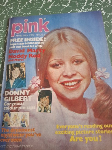 Vintage pink magazine april - pink,