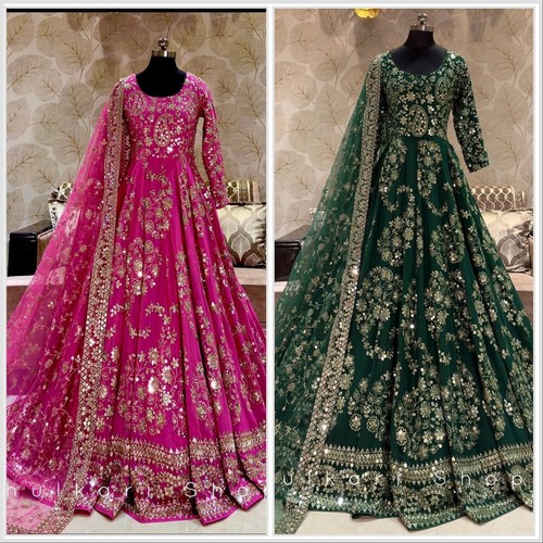 Gown pakistani dress salwar - gown,