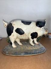 Vintage cast iron door stop