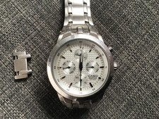 Casio Edifice Triple Calendar Men's Watch EF-312 Used Working. Good Condition.