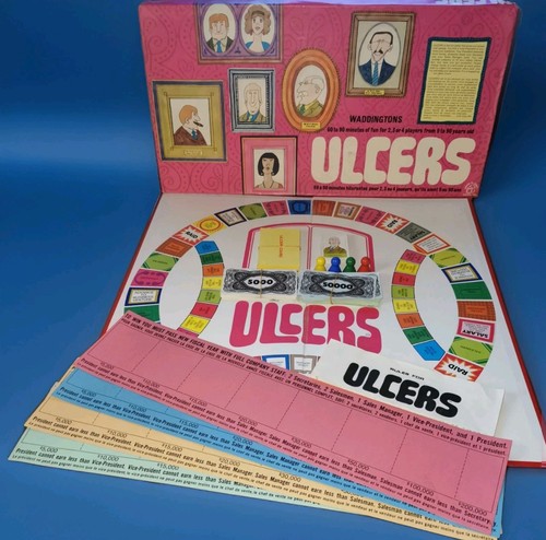 Waddingtons ulcers board game - board,