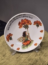 The Geranium Fairy Flower Fairies Miniature Plate Cicely Mary Barker 2008