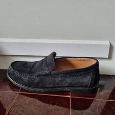 Zara Suede Loafers | Black |