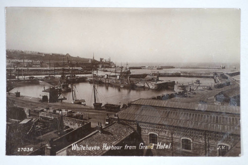 Whitehaven harbour from grand - whitehaven,