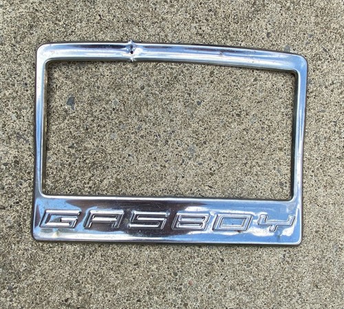 Vintage gasboy gas pump chrome - gas,