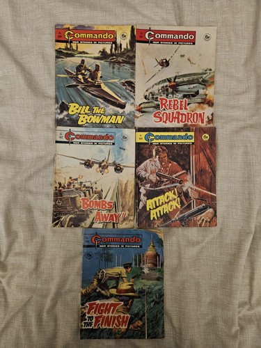 Commando comics job - job, lot