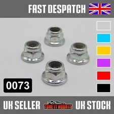 SILVER RED BLUE PURPLE ALUMINIUM MAVERICK STRADA HSP REDCAT RC M4 4mm WHEEL NUTS
